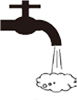 画像：多量の排水