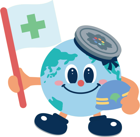 写真：アースくん