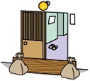 止水板のイラスト