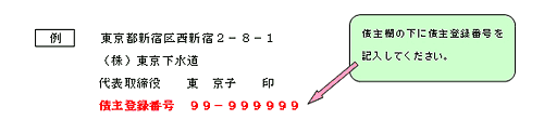 請求方法記載例