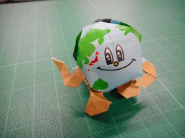 立体アースくん完成図その3