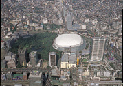 文京区を上空から撮った写真
