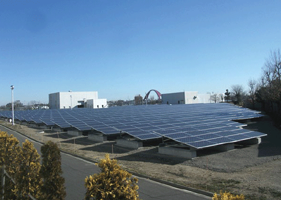 太陽光発電設備の写真
